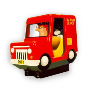 Postman pat kiddie ride