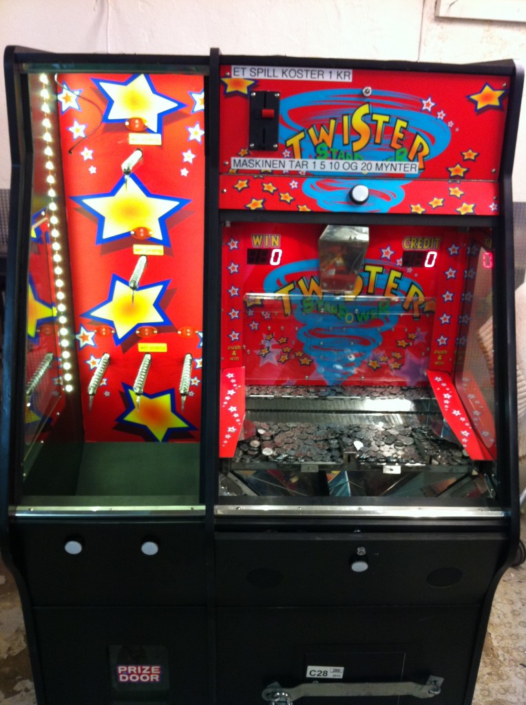 twister pusher gevinstmaskin automat og biljardutleie